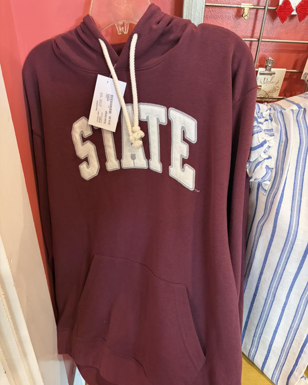 Mississippi State maroon hoodie